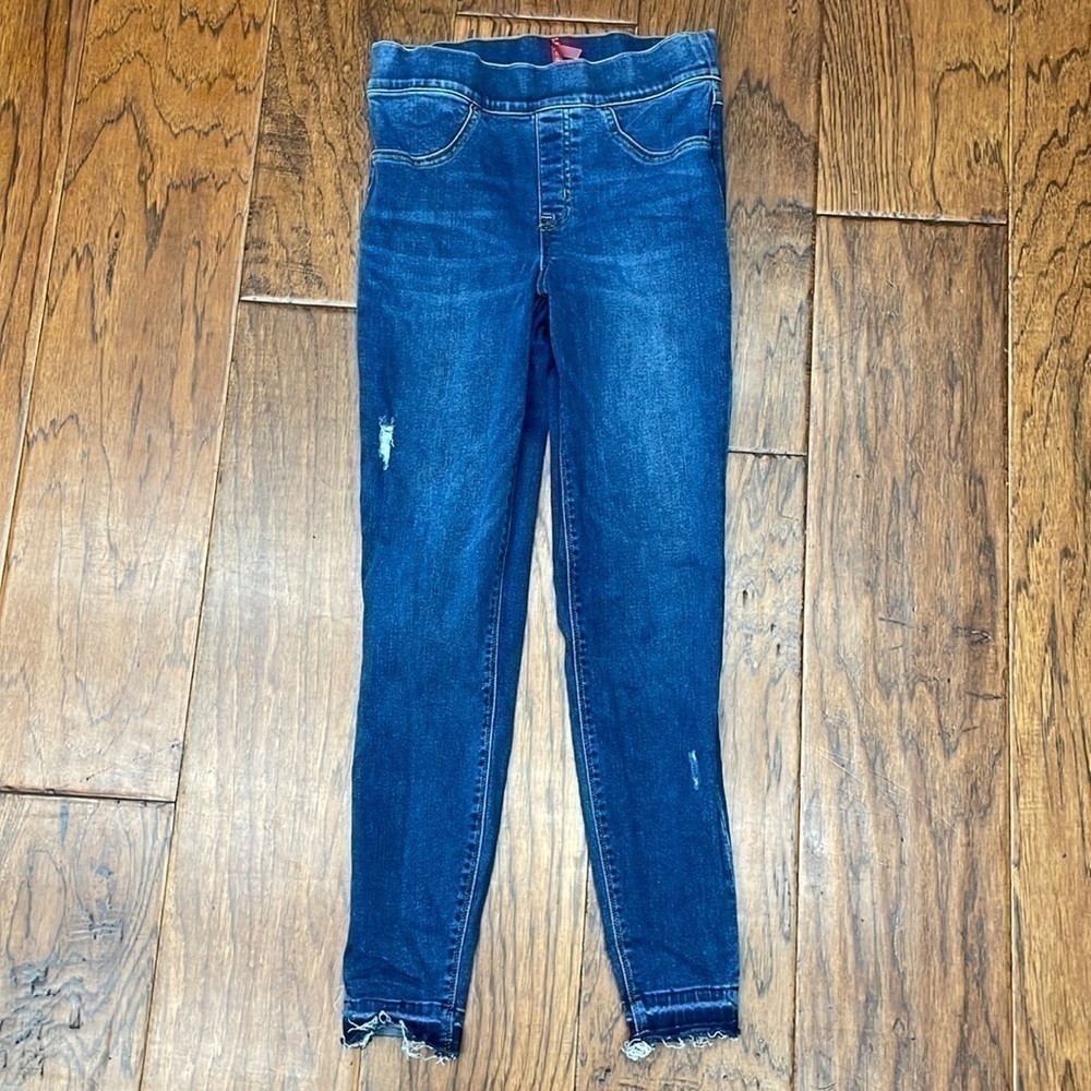 SPANX Distressed Ankle Skinny Jeans - Picture 7 of 16